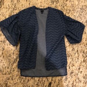 Art Class Blue Short Sleeve Cardigan💙Size: 10/12